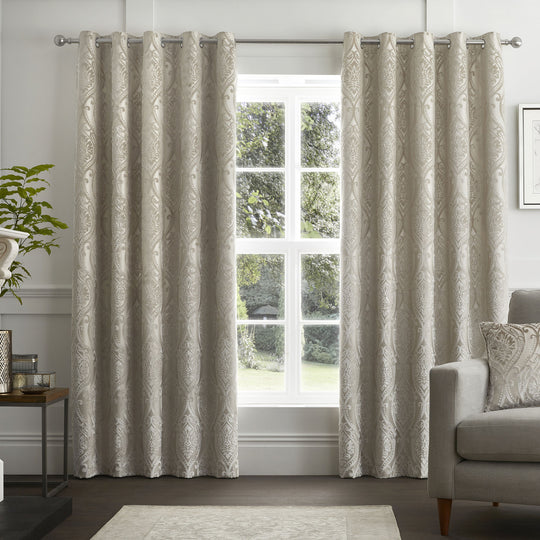 Chateau Eyelet Curtains in Natural