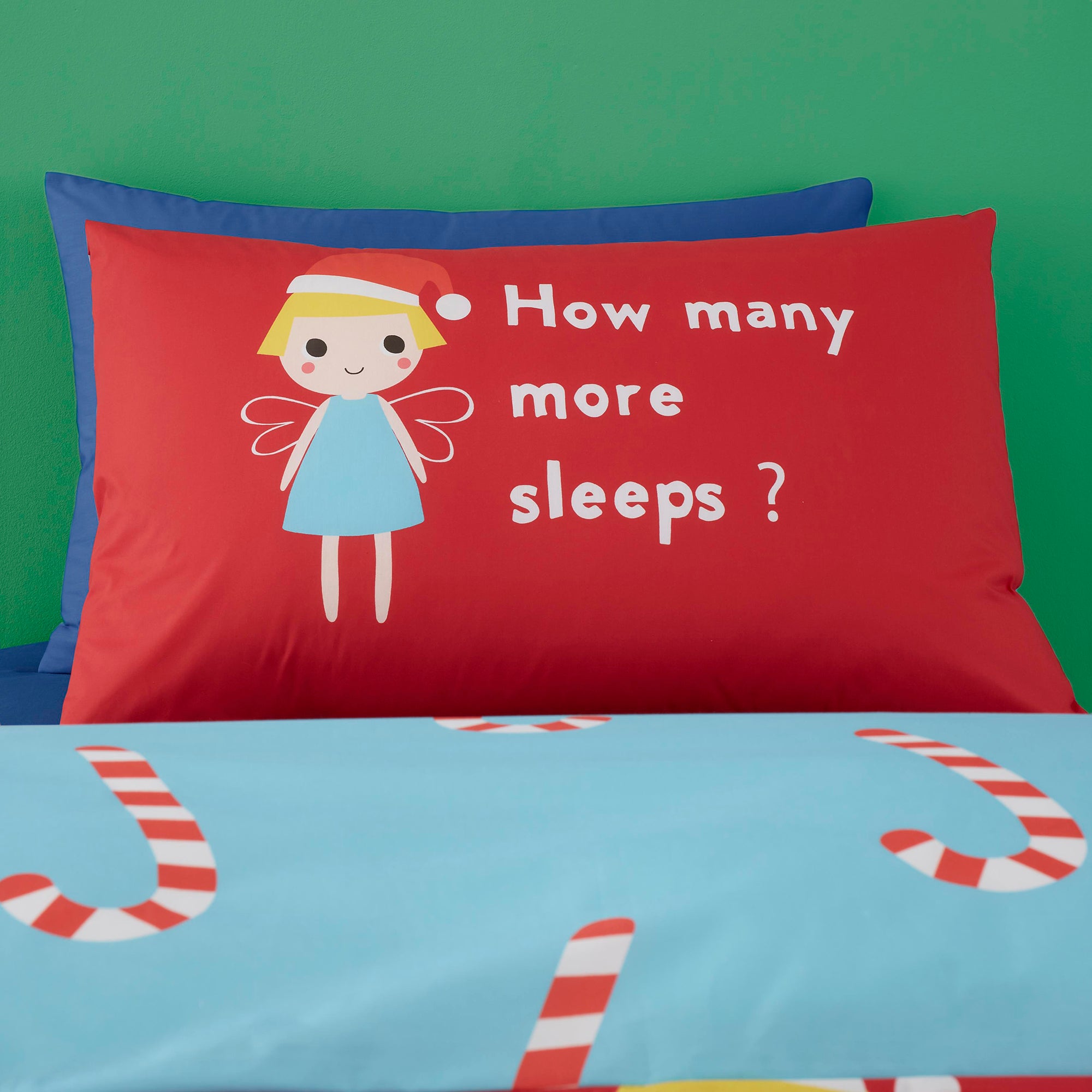 Christmas Fairy Duvet Cover Set by Cosatto in Red - Duvet Cover Set - Cosatto