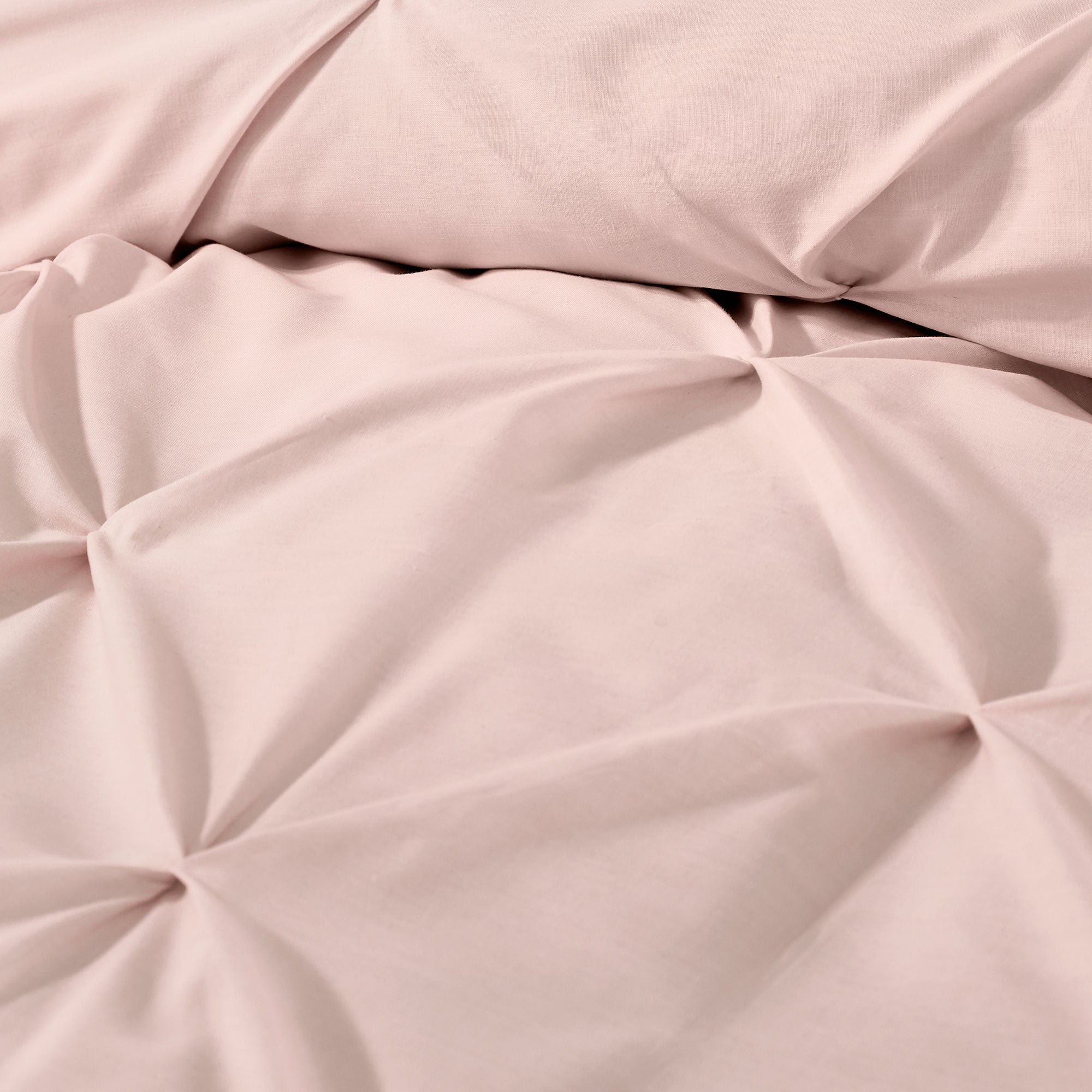 Lara Duvet Cover Set by Serene in Blush - Duvet Cover Set - Serene