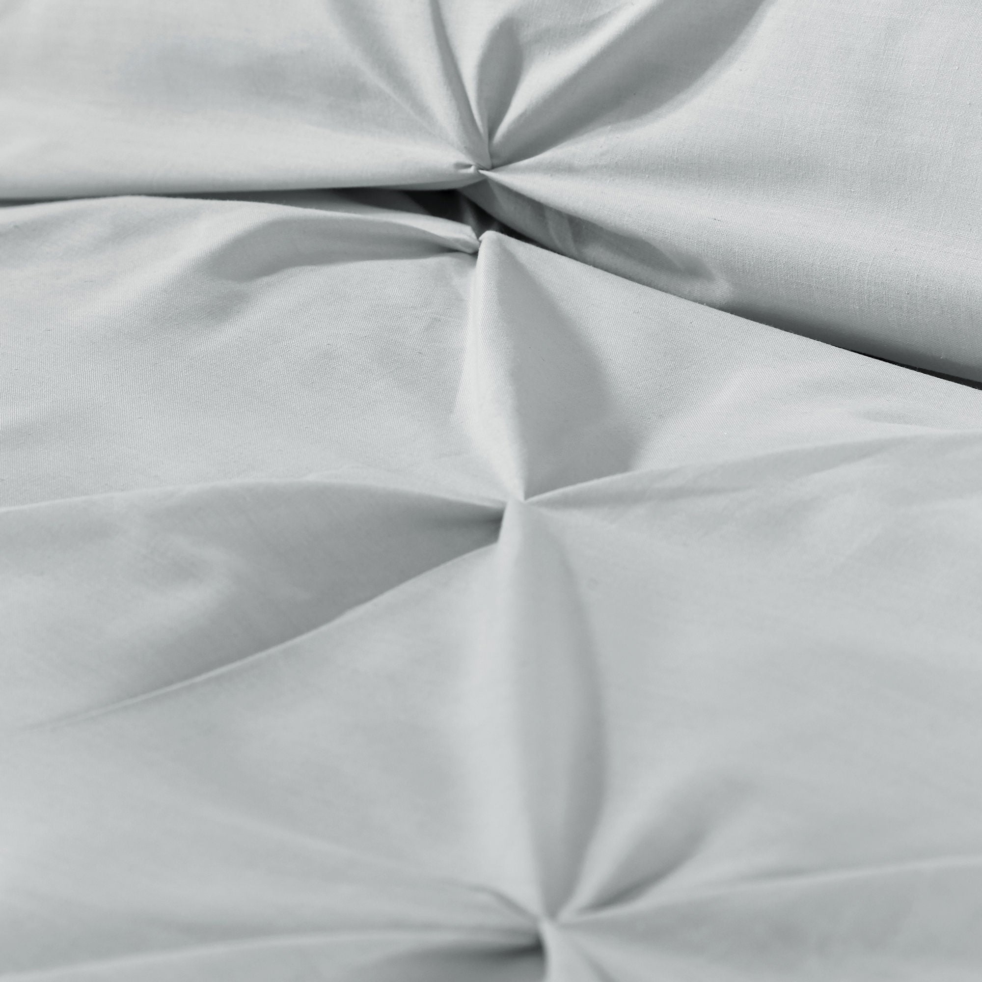 Lara Duvet Cover Set by Serene in Silver - Duvet Cover Set - Serene