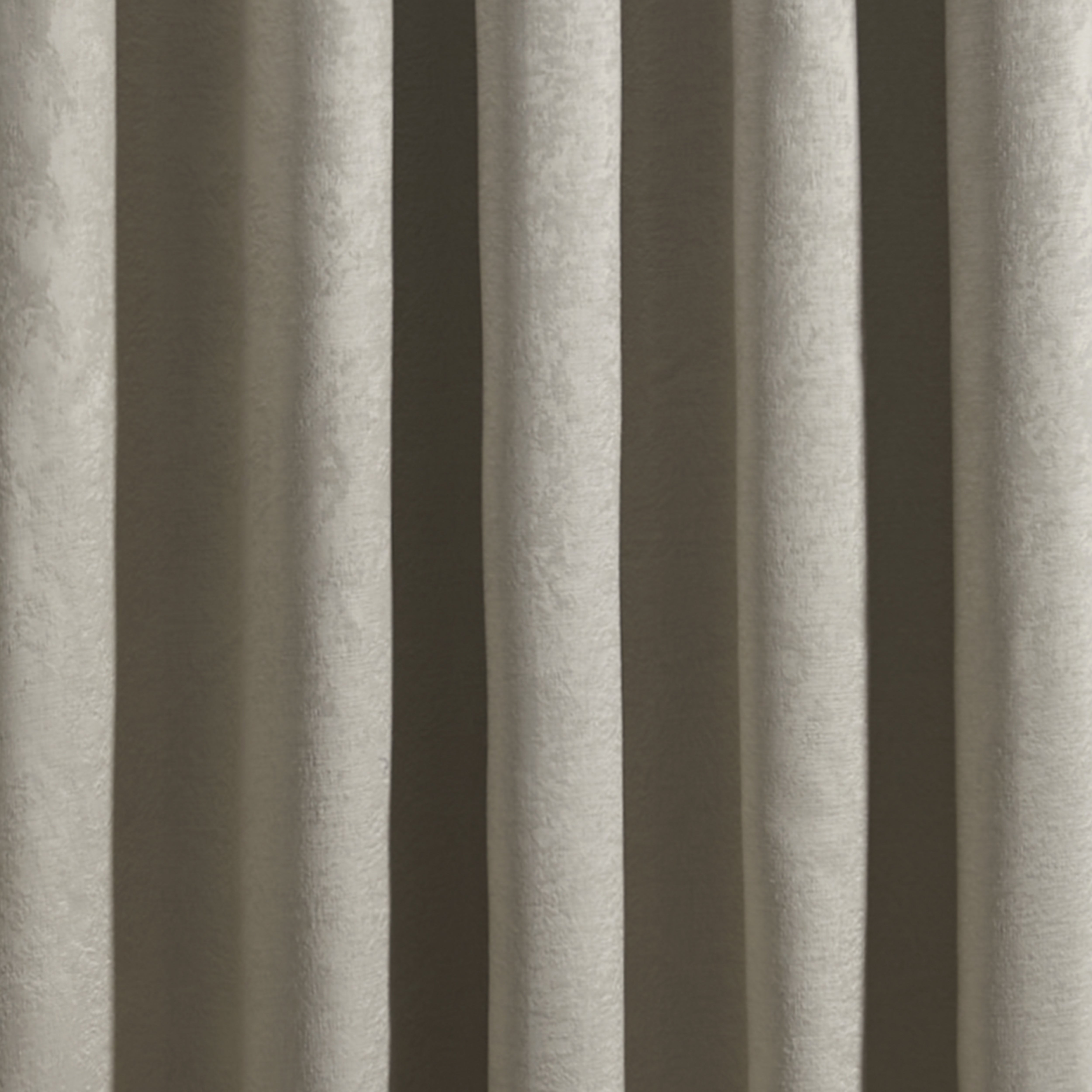 Strata Eyelet Single Panel Door Curtain by Fusion in Natural - Eyelet Single Panel Door Curtain - Fusion