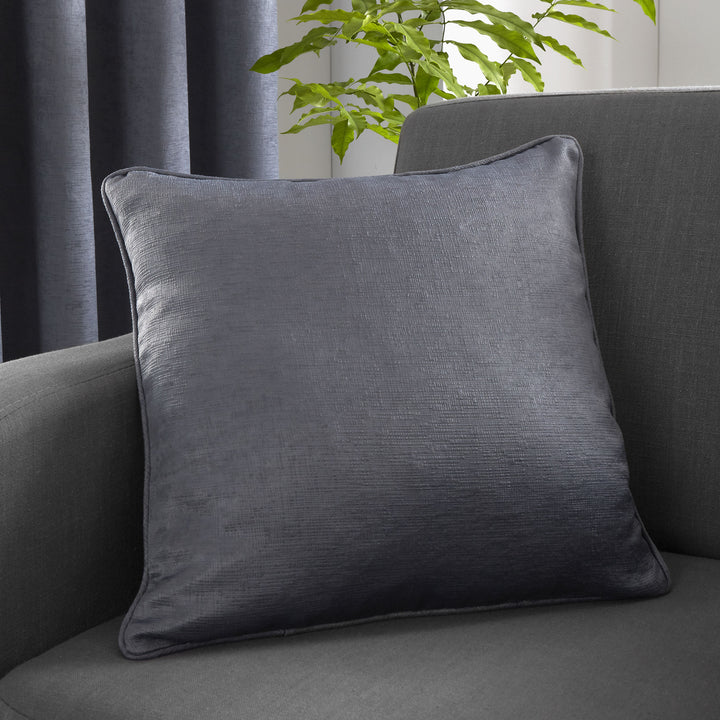 Strata Cushion by Fusion in Charcoal 43 x 43cm - Cushion - Fusion