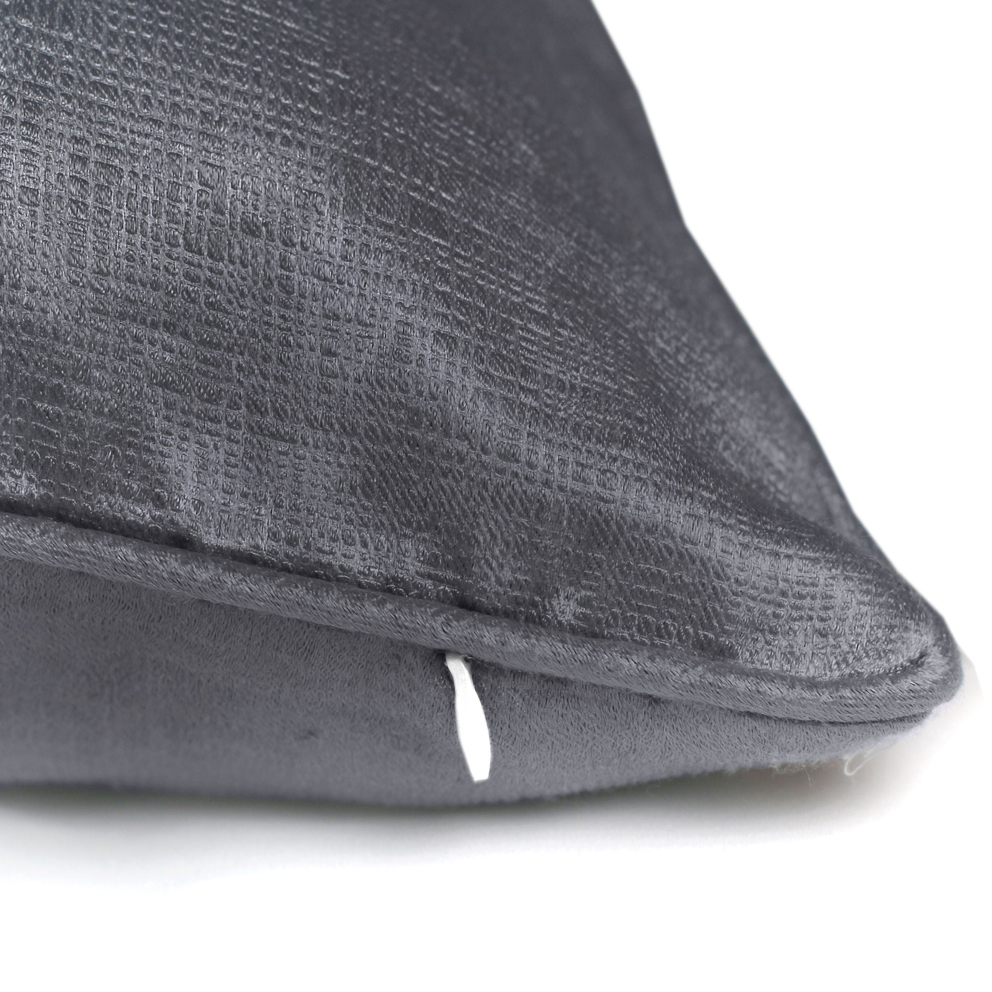 Strata Cushion by Fusion in Charcoal 43 x 43cm - Cushion - Fusion