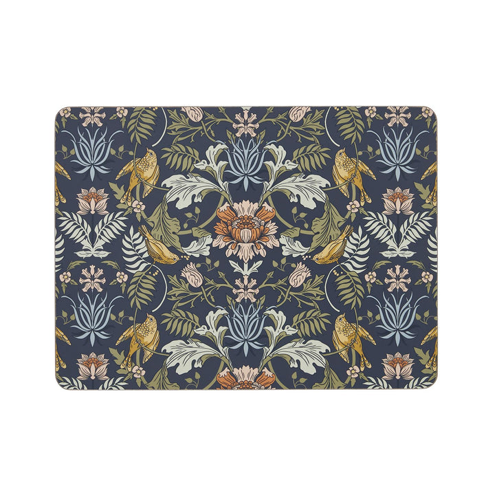 Ulster Weavers Finch & Flower Placemat - 4 Pack One Size in Navy - Placemat - Ulster Weavers