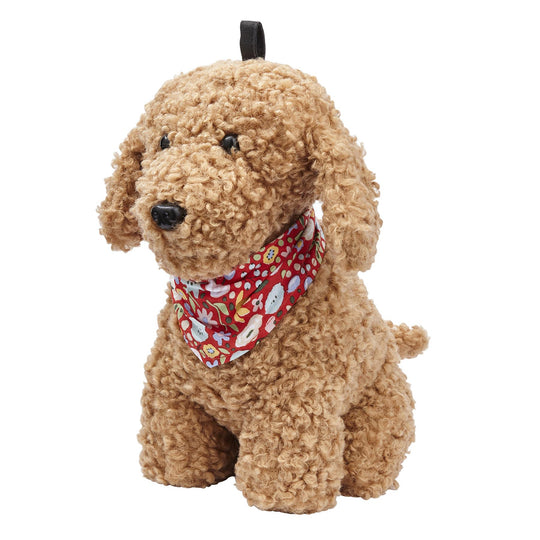 Cockapoo Shaped Doorstop in Brown