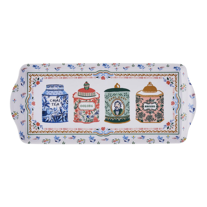 Ulster Weavers Tea Tins Tray - Small One Size in Multi - Tray - Ulster Weavers