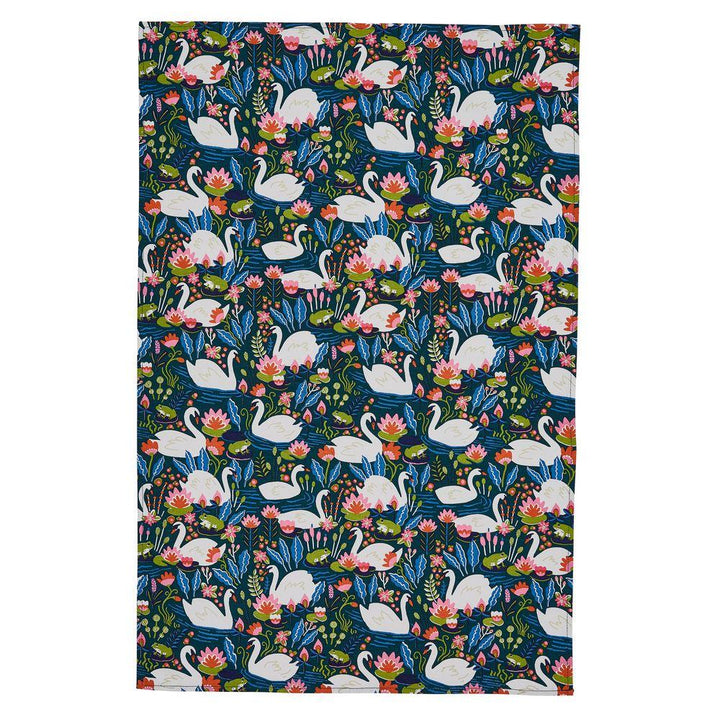 Ulster Weavers Cotton Tea Towel - On the River (100% Cotton, Blue) - Tea Towel - Ulster Weavers