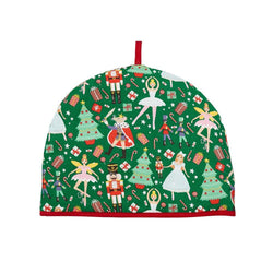 Ulster Weavers Tea Cosy - Nutcracker - Christmas (100% Cotton Outer; 100% Polyester wadding; CE marked, Green, 6 Cup Teapot) - Tea Cosy - Ulster Weavers