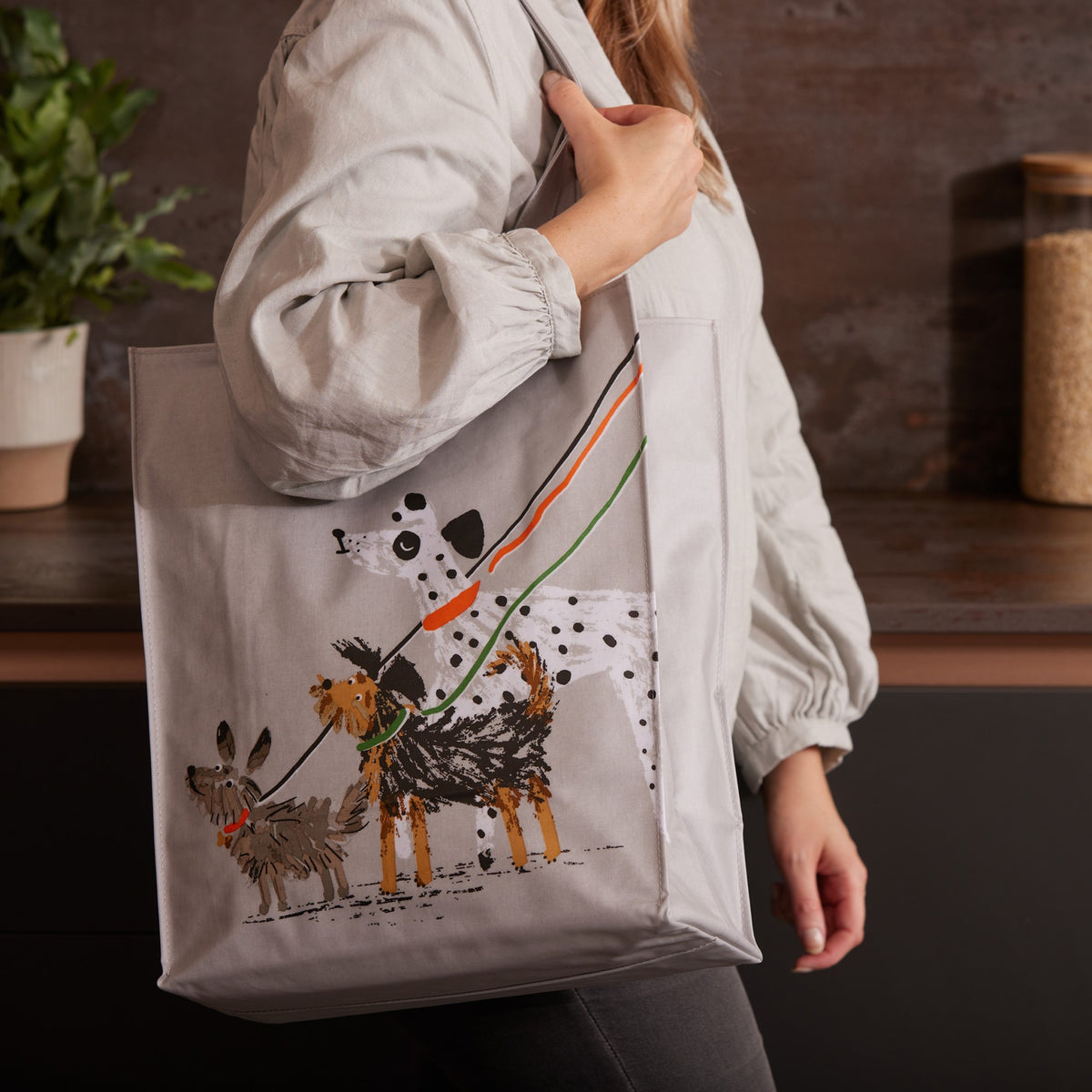 Ulster Weavers Dog Days PVC Bag - Medium in Grey