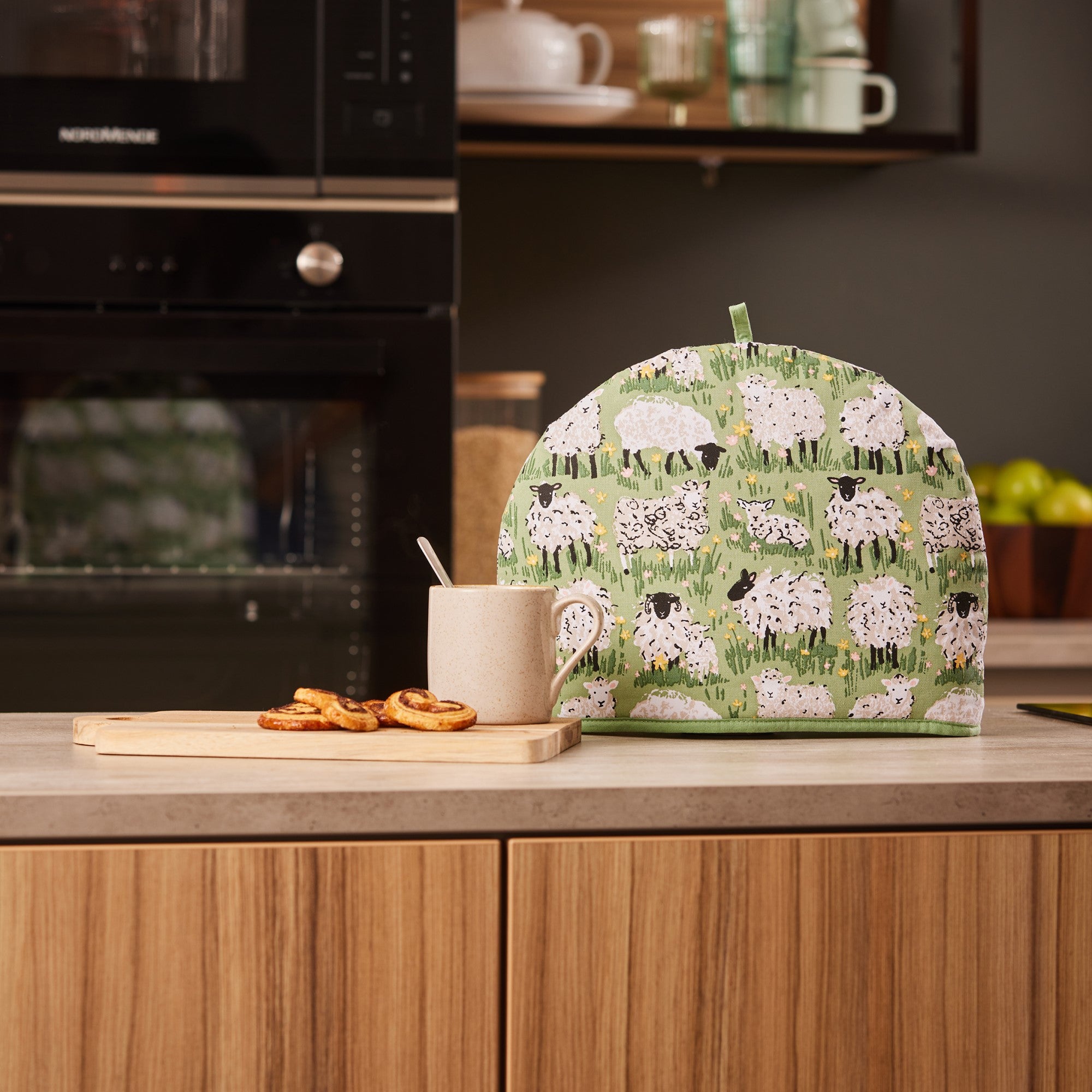 Ulster Weavers Woolly Sheep Tea Cosy One Size in Green - Tea Cosy - Ulster Weavers