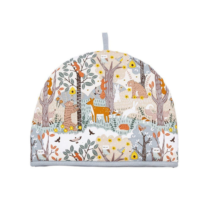 Ulster Weavers Tea Cosy - Wildwood (100% Cotton Outer; 100% Polyester wadding; CE marked, Blue, 6 Cup Teapot) - Tea Cosy - Ulster Weavers