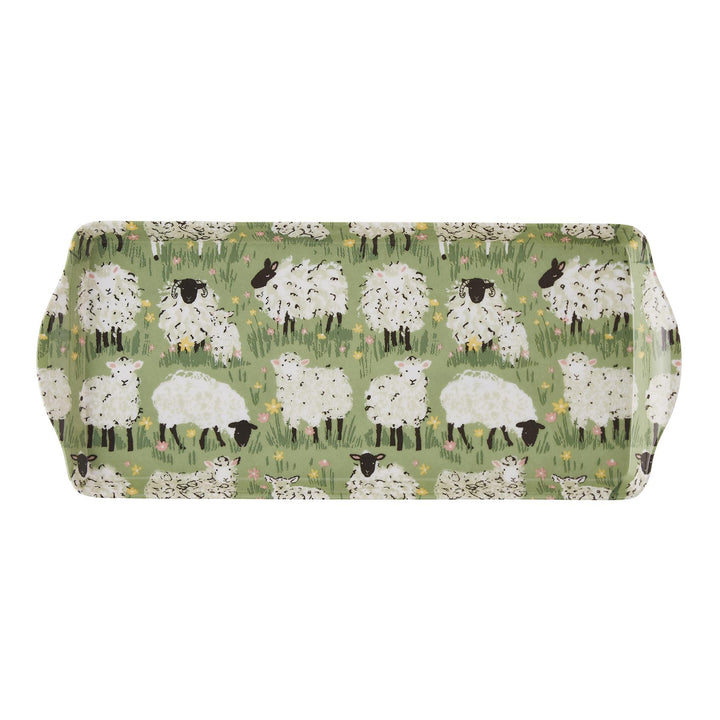 Ulster Weavers Woolly Sheep Tray - Small One Size in Green - Tray - Ulster Weavers