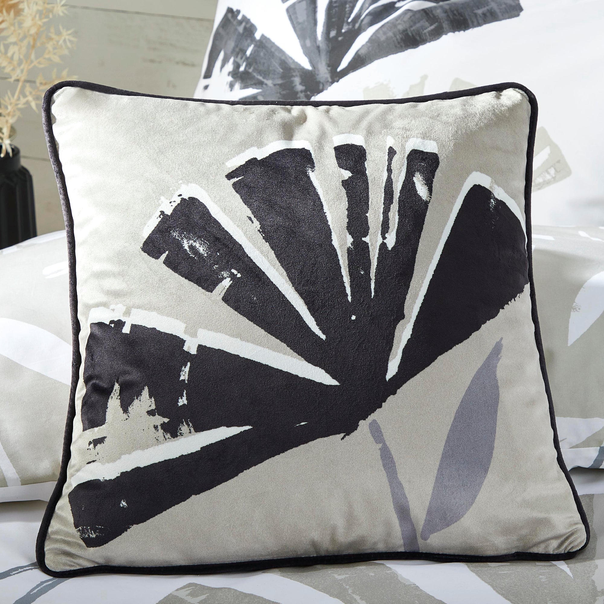 Alma Filled Cushion by Fusion in Natural 43 x 43cm - Filled Cushion - Fusion
