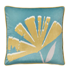 Alma Filled Cushion by Fusion in Teal 43 x 43cm - Filled Cushion - Fusion