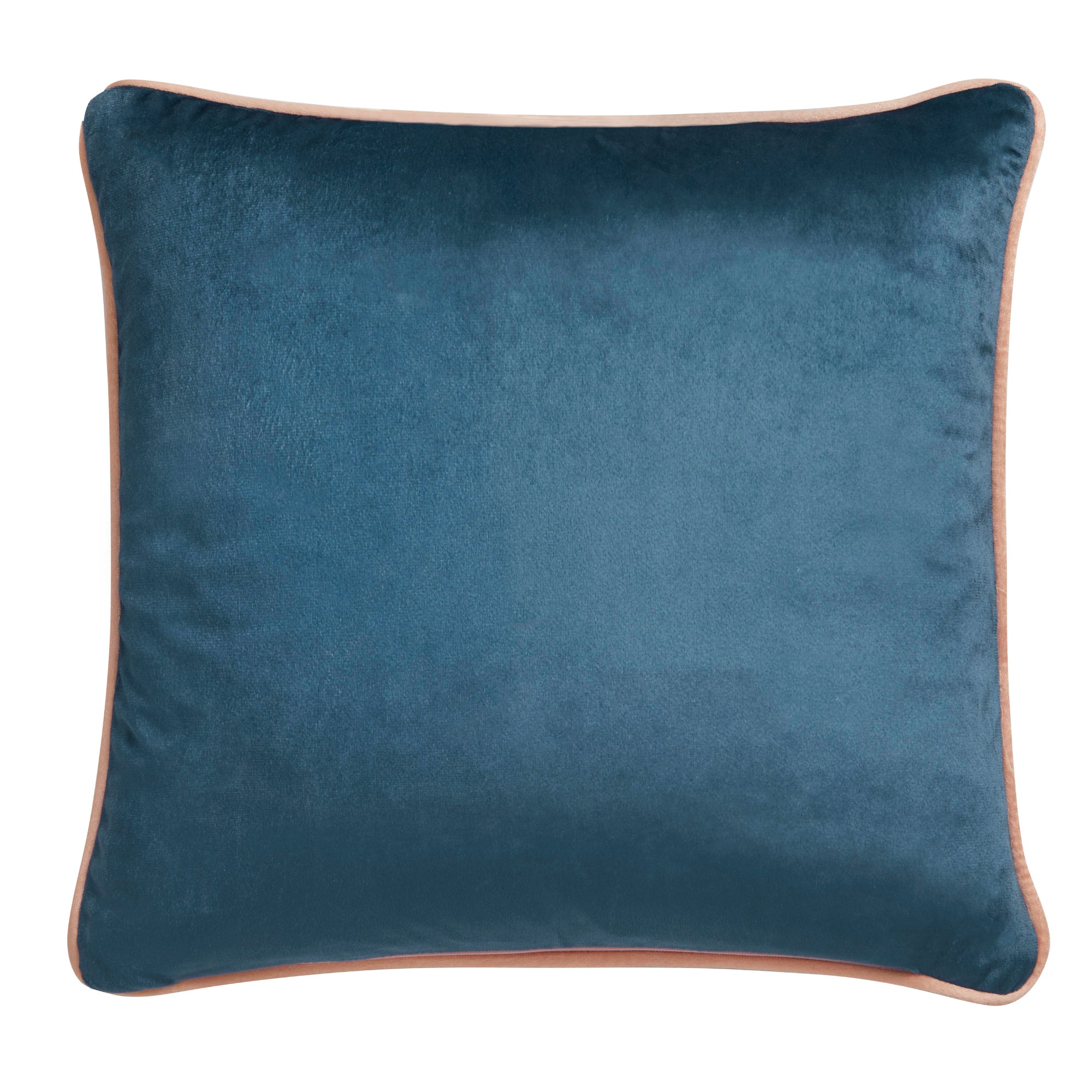 Down the Dilly Filled Cushion by Laurence Llewelyn-Bowen in Blue 43 x 43cm - Filled Cushion - Laurence Llewelyn-Bowen