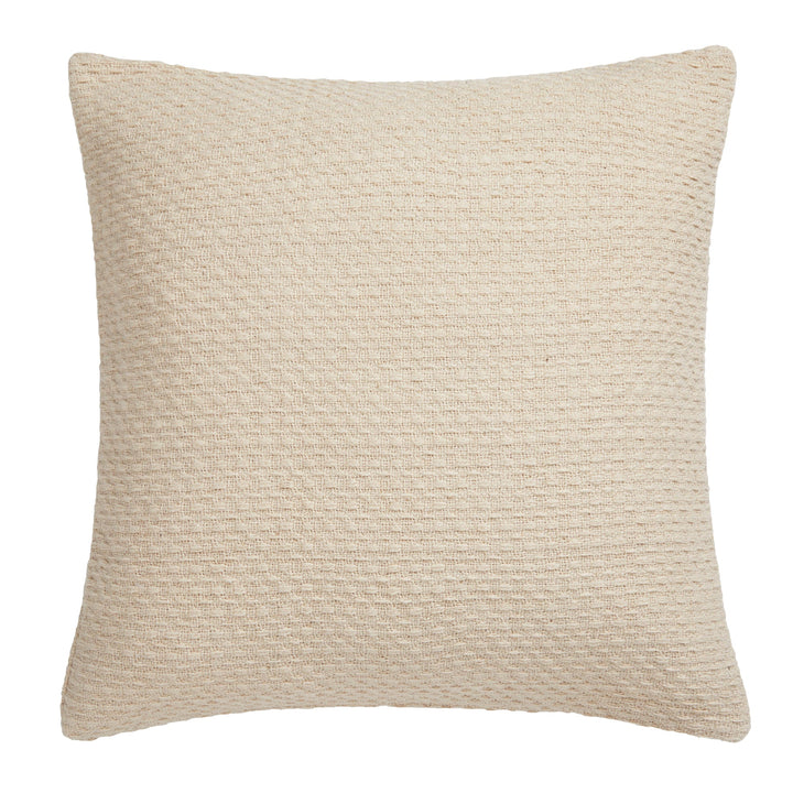 Hayden Filled Cushion by Drift Home in Cream 43 x 43cm - Filled Cushion - Drift Home