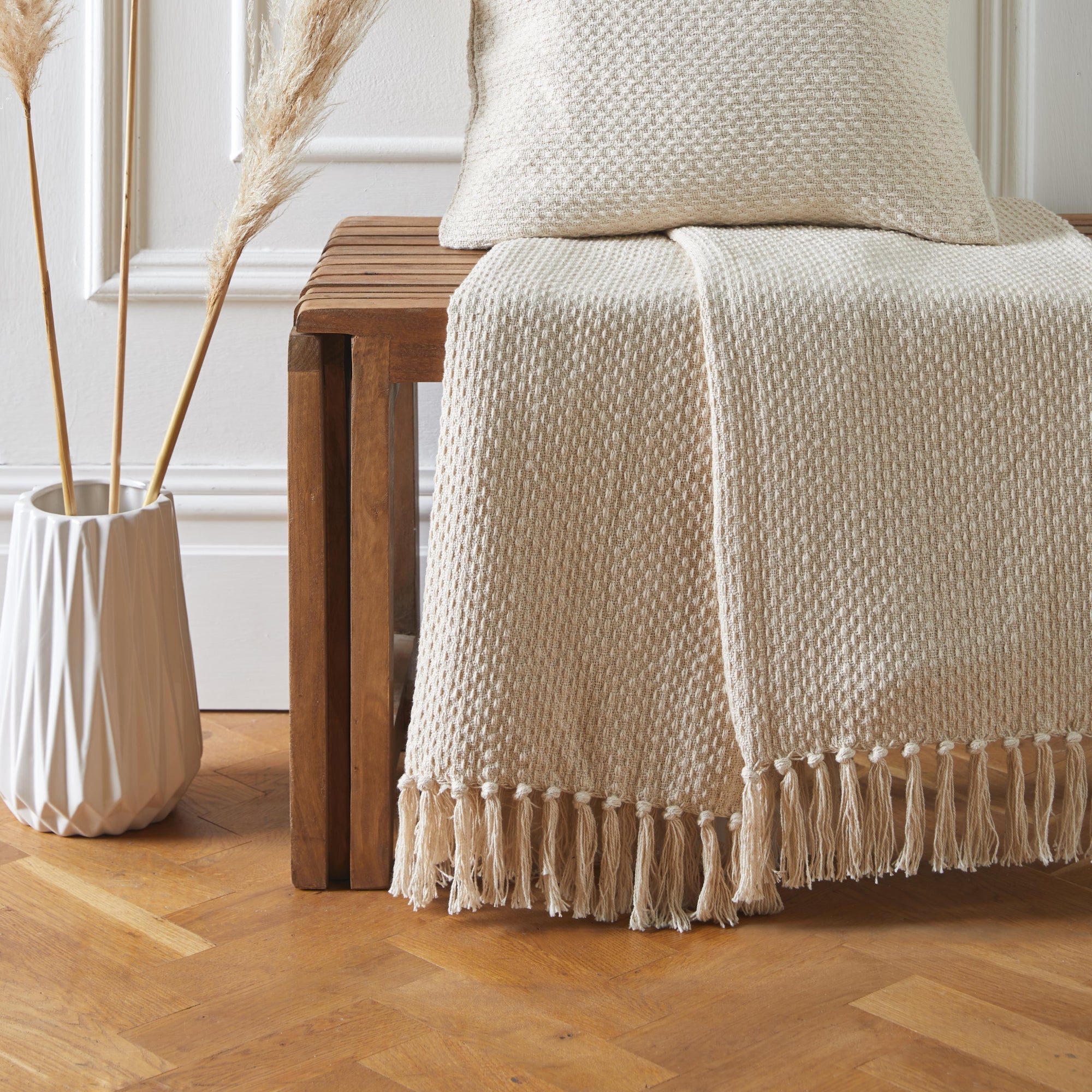 Hayden Throw by Drift Home in Cream - Throw - Drift Home