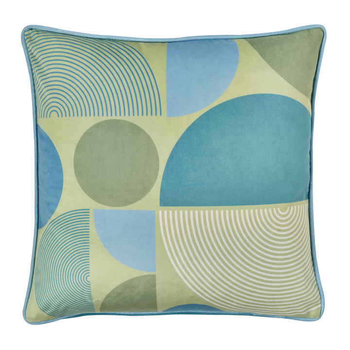 Ingo Filled Cushion by Fusion in Green 43 x 43cm - Filled Cushion - Fusion