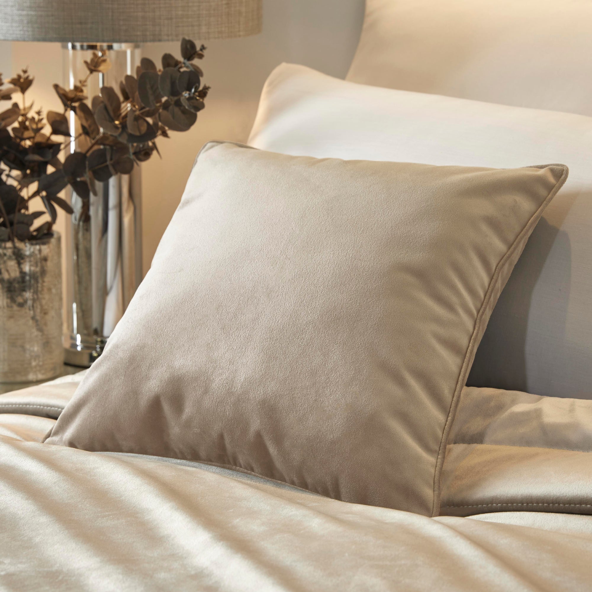 Melanie Filled Cushion by Soiree in Linen 43 x 43cm - Filled Cushion - Soiree