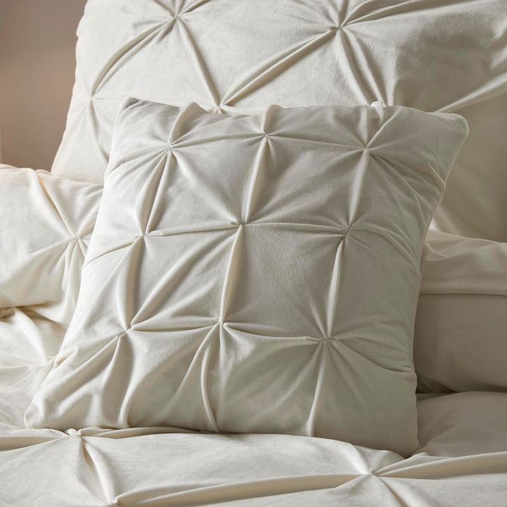 Mira Filled Cushion by Soiree in Ivory 43 x 43cm - Filled Cushion - Soiree