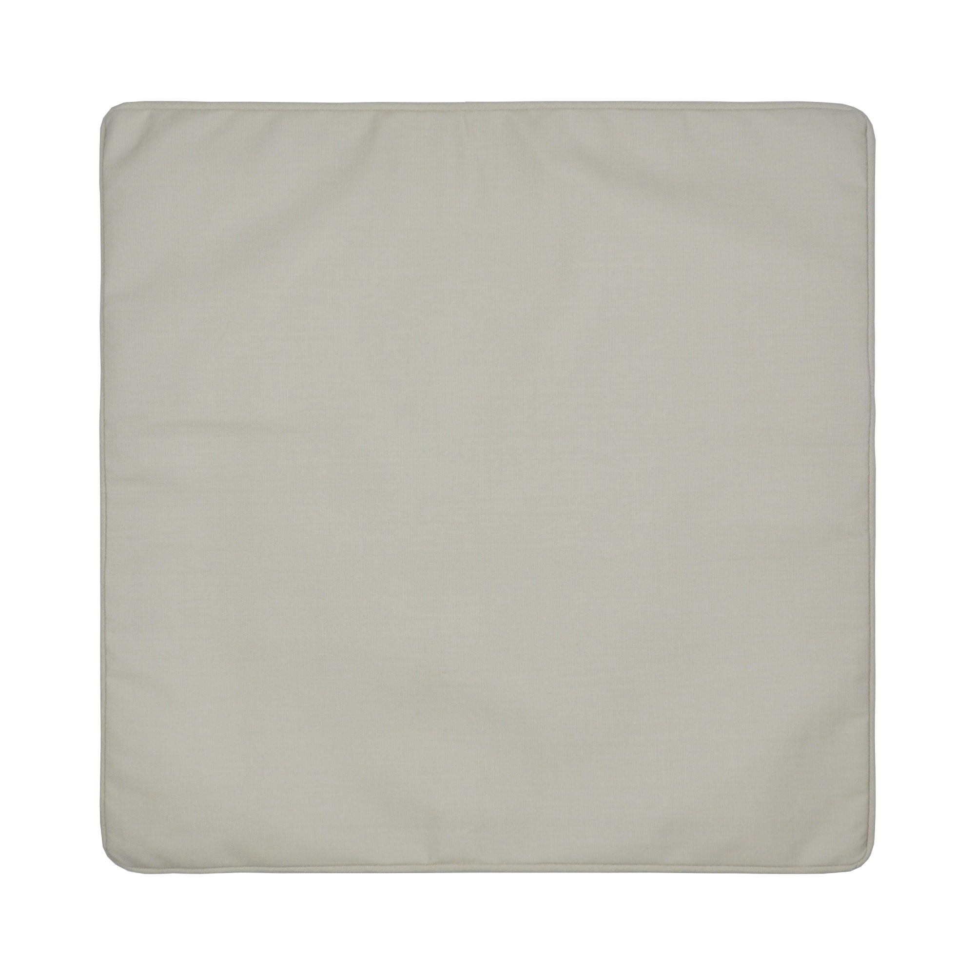 Plain Dye Filled Cushion by Fusion in Natural 43 x 43cm - Filled Cushion - Fusion