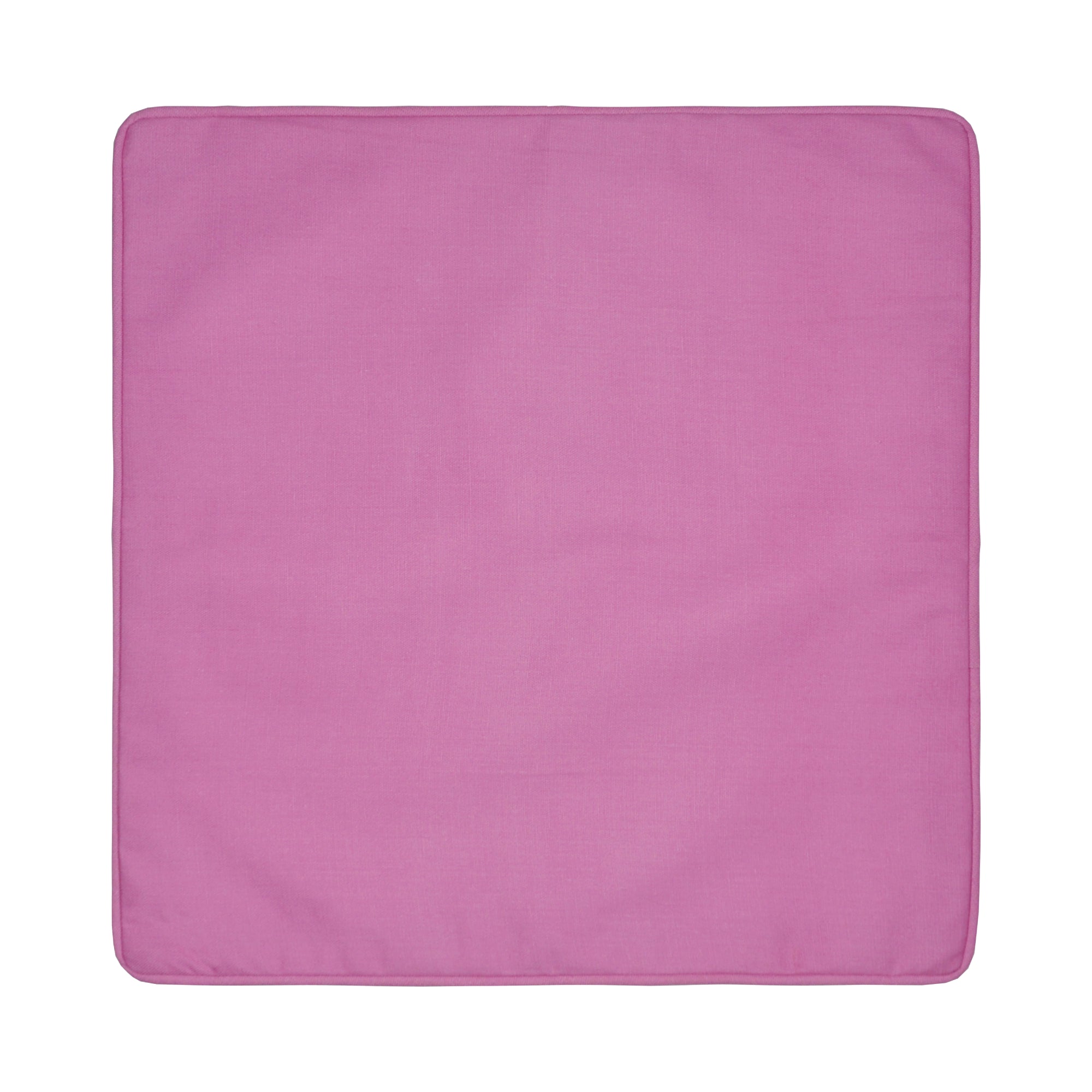 Plain Dye Filled Cushion by Fusion in Pink 43 x 43cm - Filled Cushion - Fusion