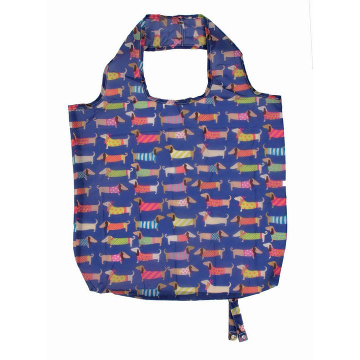 Ulster Weavers Reusable Roll-Up Bag - Sausage Dog (Polyester, Multicolour) - Roll-Up Bag - Ulster Weavers