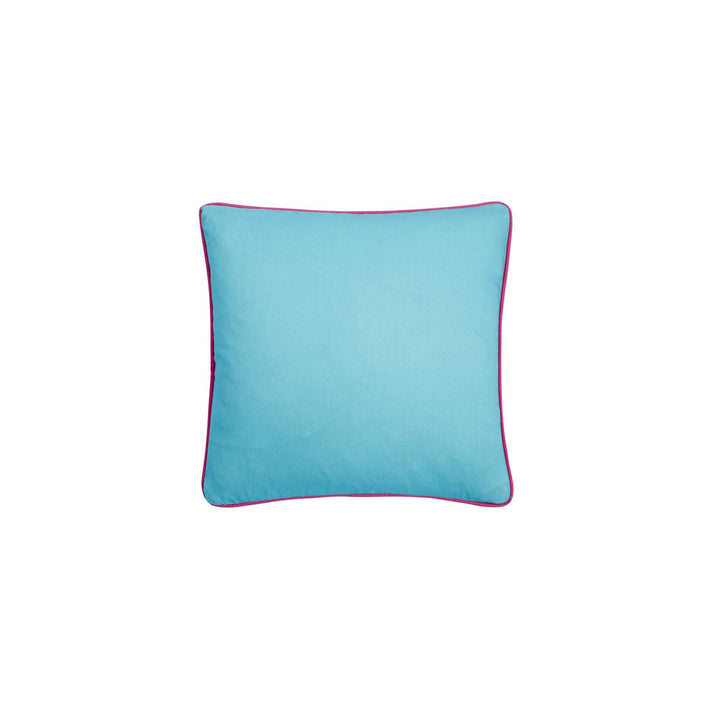 Ulster Weavers Plain Linen Cushion (50cm x 50cm, Turquoise/Cerise Pink) -  - Ulster Weavers