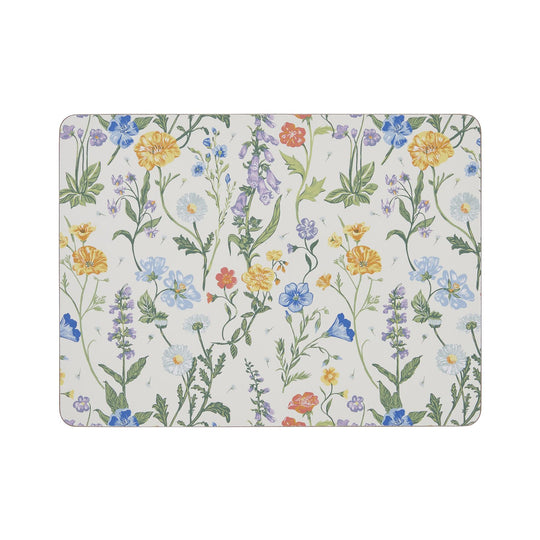 Cottage Garden Placemat 4 Pack in Multicolour