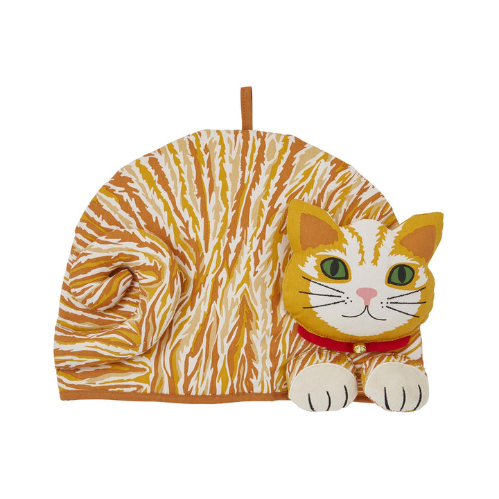 Ulster Weavers Ginger Cat Tea Cosy - Shaped One Size in Orange - Tea Cosy - Ulster Weavers