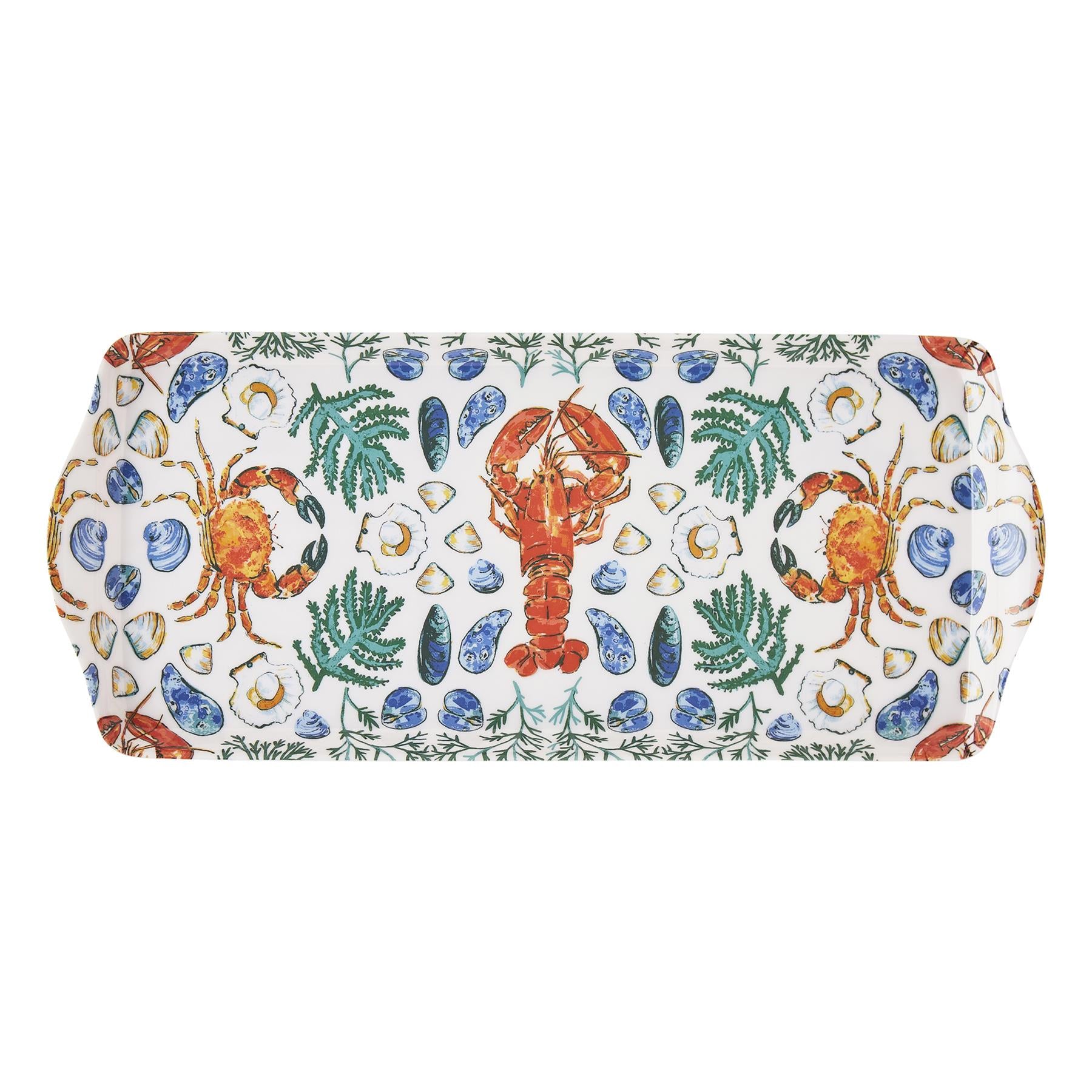 Ulster Weavers Shellfish Tray - Small One Size in Green - Tray - Ulster Weavers