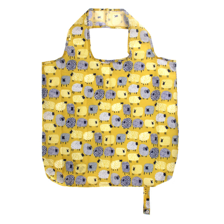 Ulster Weavers Dotty Sheep Packable Bag - One Size in Yellow - Bag - Ulster Weavers