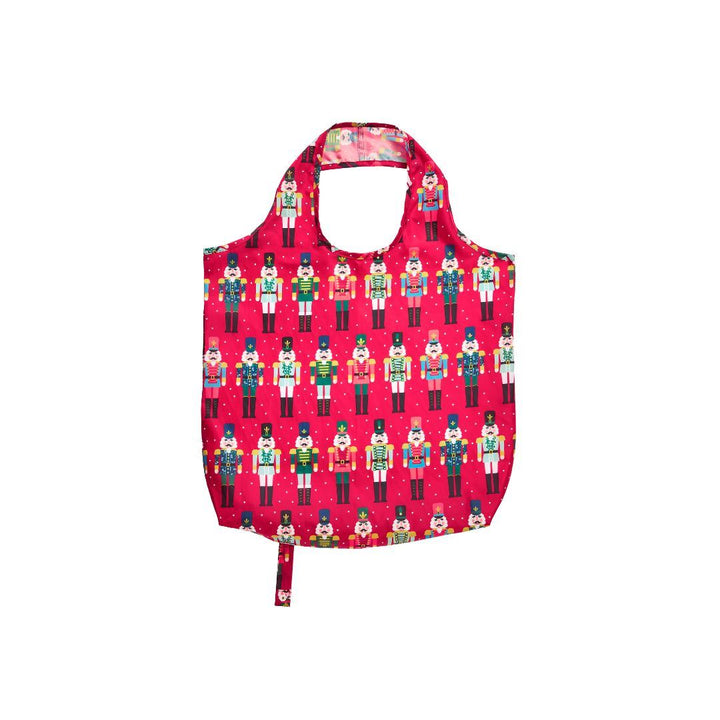 Ulster Weavers Recycled Packable Bag - Nutcracker Parade (Red) -  - Ulster Weavers