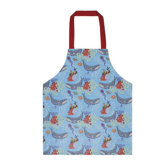 Underwater Wonders Kids PVC Apron in Blue